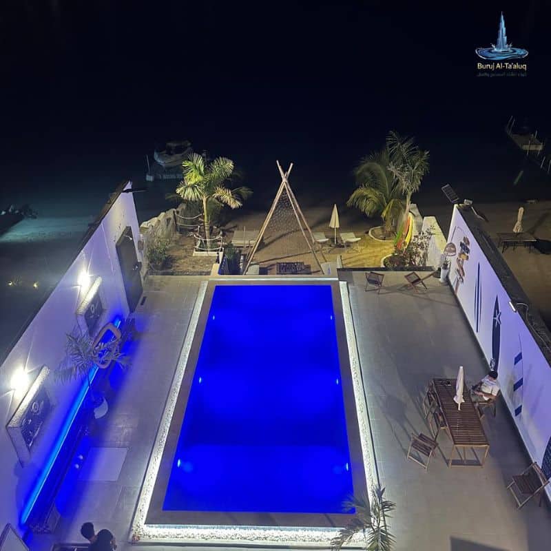 انشاء مسابح بجدة بروج التألق